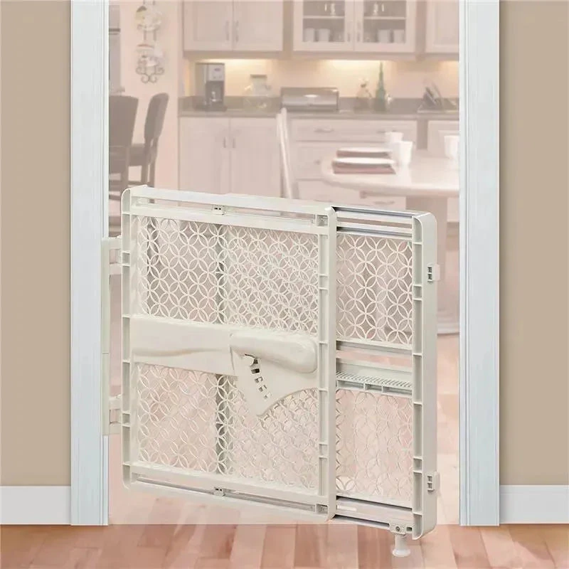 Summer Infant Summer Indoor & Outdoor Multi Function Walk-Thru Baby Gate - Beige 6 Summer Infant Summer Indoor & Outdoor Multi Function Walk-Thru Baby Gate - Beige - Image 4
