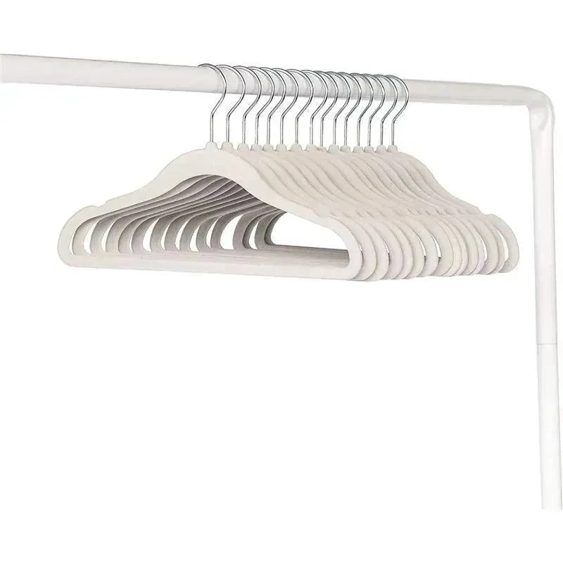 3 Sprouts - 15Pk Baby Velvet Hangers, Gray 5 3 Sprouts - 15Pk Baby Velvet Hangers, Gray - Image 3