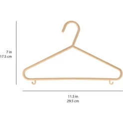 3 Sprouts - 15Pk Baby Wheat Straw Hangers, Speckled Brown 7 3 Sprouts - 15Pk Baby Wheat Straw Hangers, Speckled Brown -Macro Baby Store 3 sprouts 15pk baby wheat straw hangers speckled brown image 3