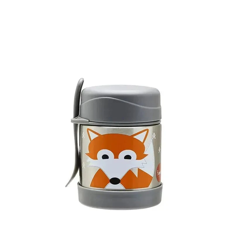 3 Sprouts - Stainless Steel Food Jar, Fox 3 3 Sprouts - Stainless Steel Food Jar, Fox