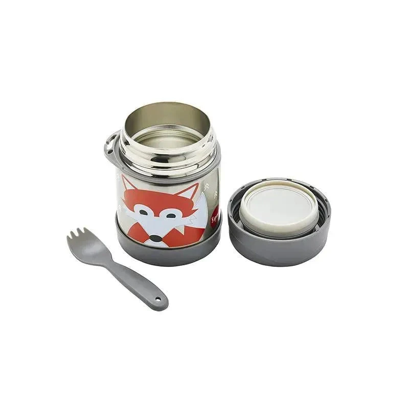 3 Sprouts - Stainless Steel Food Jar, Fox 5 3 Sprouts - Stainless Steel Food Jar, Fox - Image 3