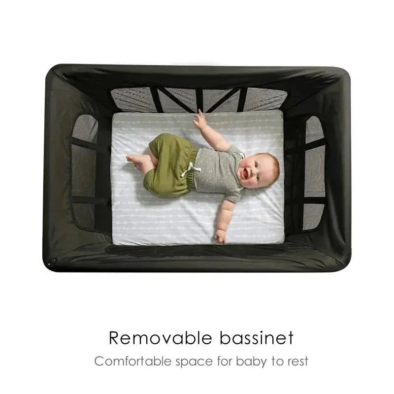 4 Moms - Breeze Plus Portable Playard, Black 6 4 Moms - Breeze Plus Portable Playard, Black - Image 4