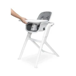 4 Moms - Connect High Chair, White/Gray -Macro Baby Store 4 moms connect high chair white gray image 5
