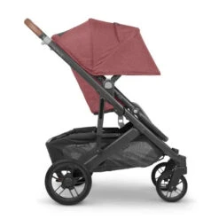 Uppababy - Cruz V2 Stroller, Lucy (Rosewood Mélange/Carbon Frame/Saddle Leather) -Macro Baby Store 60cbc7eba2cfdaf31d83343b82c712e9