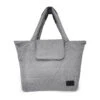 7AM Voyage - Capri Diaper Bag Tote, Heather Grey 1 7AM Voyage - Capri Diaper Bag Tote, Heather Grey -Macro Baby Store 7am voyage capri diaper bag tote heather grey image 1