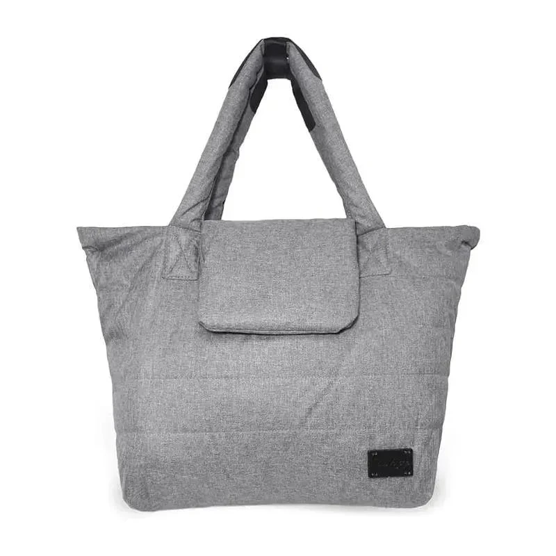 7AM Voyage - Capri Diaper Bag Tote, Heather Grey 3 7AM Voyage - Capri Diaper Bag Tote, Heather Grey