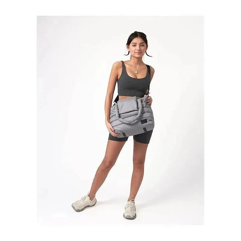 7AM Voyage - Capri Diaper Bag Tote, Heather Grey 6 7AM Voyage - Capri Diaper Bag Tote, Heather Grey - Image 4