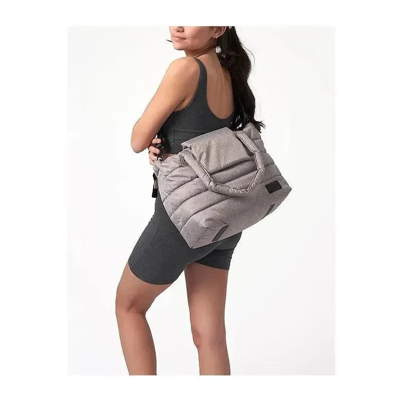 7AM Voyage - Capri Diaper Bag Tote, Heather Grey 8 7AM Voyage - Capri Diaper Bag Tote, Heather Grey - Image 6