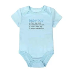 A.D. Sutton - Baby Bodysuit Baby Boy, Blue