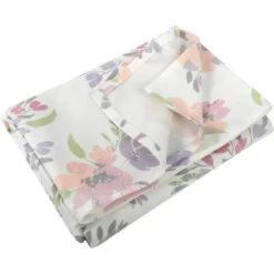 A.D Sutton - Baby Cotton Swaddle Blanket Wrap With Headband Or Hat Set, Lilac Flower 11 A.D Sutton - Baby Cotton Swaddle Blanket Wrap With Headband Or Hat Set, Lilac Flower -Macro Baby Store a d sutton baby cotton swaddle blanket wrap with headband or hat set lilac flower image 5