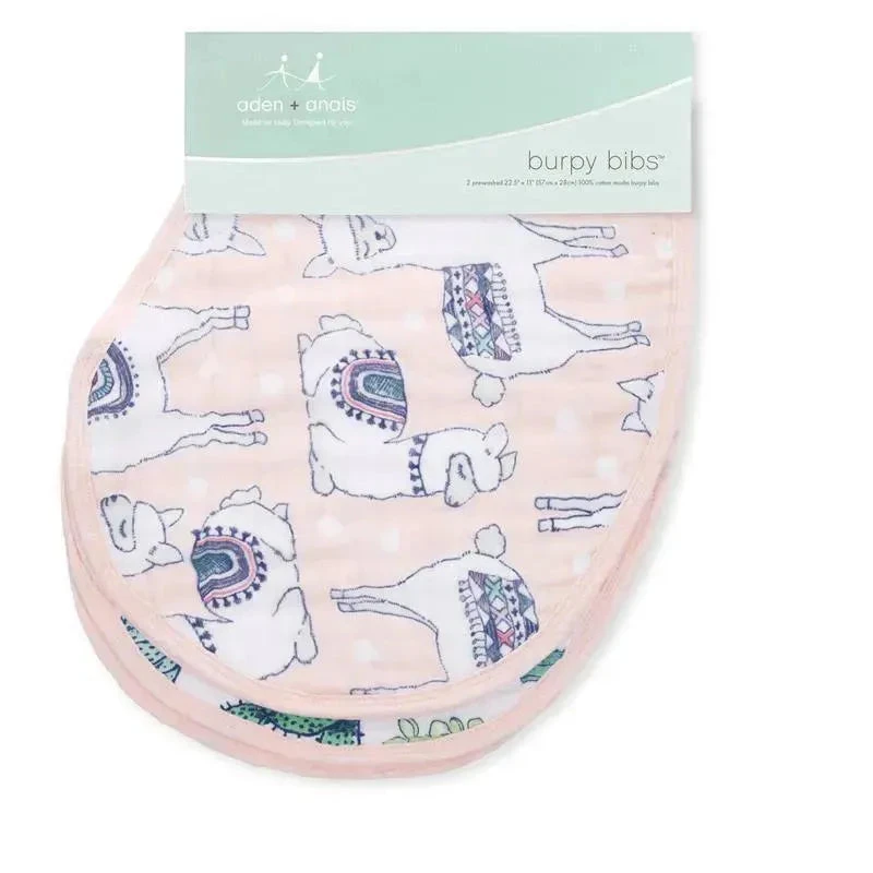 Aden + Anais 2-Pack Classic Burpy Bib, Trail Blooms 5 Aden + Anais 2-Pack Classic Burpy Bib, Trail Blooms - Image 3