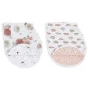 Aden + Anais - 2PK Burpy Bib - Dahlia Sparrows