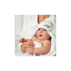 Aden + Anais - 2Pk Essentials Hooded Dino Jungle Baby Bath Towel 9 Aden + Anais - 2Pk Essentials Hooded Dino Jungle Baby Bath Towel -Macro Baby Store aden anais 2pk essentials hooded dino jungle baby bath towel image 4