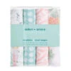 Aden + Anais - 4 Pk Muslin Swaddles, Tropicalia -Macro Baby Store aden anais 4 pk muslin swaddles tropicalia image 1
