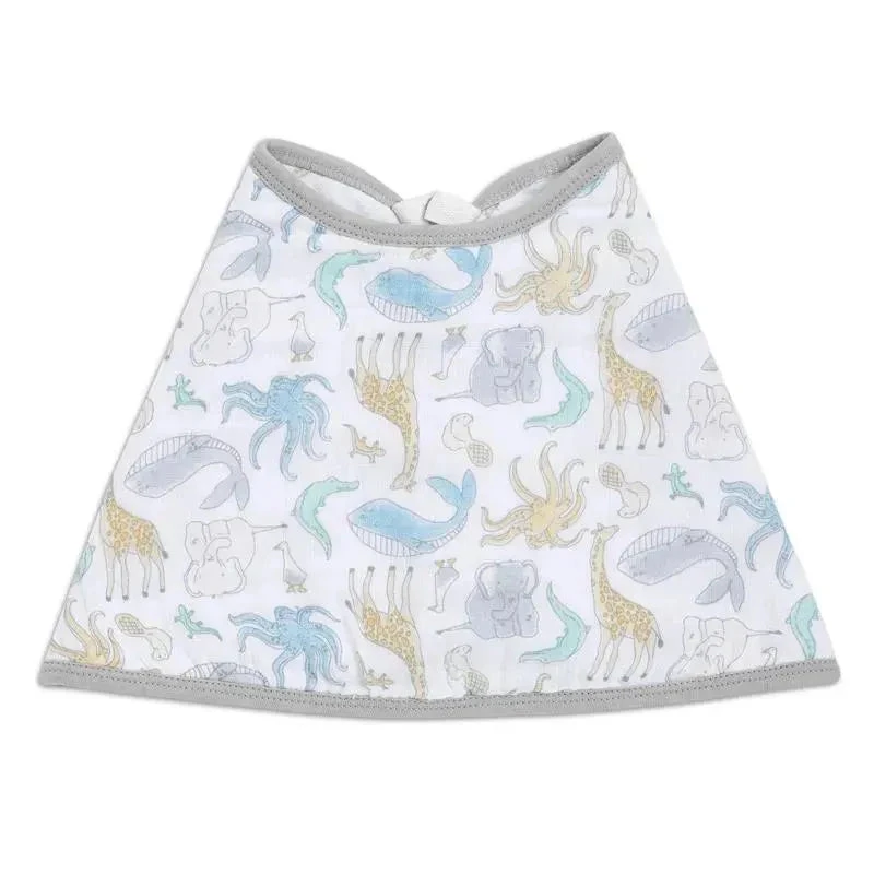 Aden + Anais - Cotton Muslin Burpy Bib, Natural History 3 Aden + Anais - Cotton Muslin Burpy Bib, Natural History