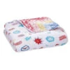 Aden + Anais Essentials Muslin Blanket Wonder Woman- Power Pop -Macro Baby Store aden anais essentials muslin blanket wonder woman power pop image 1