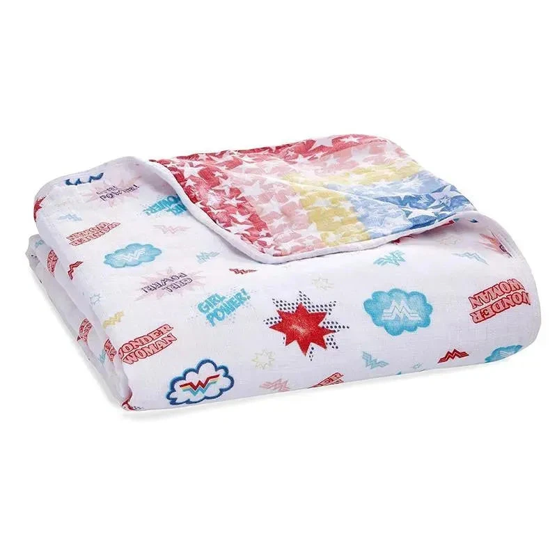 Aden + Anais Essentials Muslin Blanket Wonder Woman- Power Pop 3 Aden + Anais Essentials Muslin Blanket Wonder Woman- Power Pop