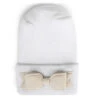 Adora Baby Gifts - Newborn Baby Hospital Hat, Cream Bow 2 Adora Baby Gifts - Newborn Baby Hospital Hat, Cream Bow -Macro Baby Store adora baby gifts newborn baby hospital hat cream bow image 1