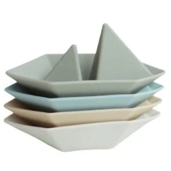 Ali + Oli - (4-Pc) Mini-Boat Bath Toy Set