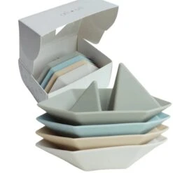 Ali + Oli - (4-Pc) Mini-Boat Bath Toy Set -Macro Baby Store ali oli 4 pc mini boat bath toy set image 6