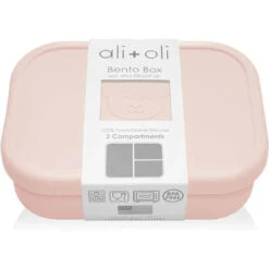 Ali + Oli - Leakproof Silicone Bento Box, Blush