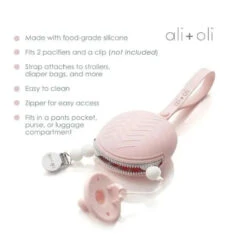 Ali + Oli - Pacifier Case, Natural 8 Ali + Oli - Pacifier Case, Natural -Macro Baby Store ali oli pacifier case natural image 5