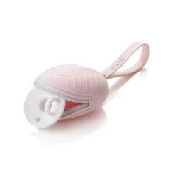 Ali+Oli Silicone Pacifier Case (Pink) -Macro Baby Store ali oli silicone pacifier case pink image 3