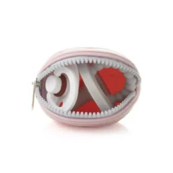 Ali+Oli Silicone Pacifier Case (Pink) -Macro Baby Store ali oli silicone pacifier case pink image 4