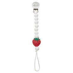 Ali+Oli - Silicone Pacifier Clip (Strawberry)