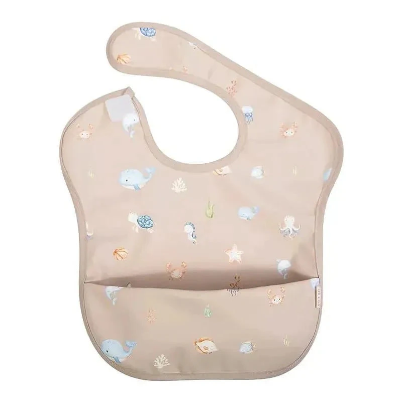 Ali + Oli - Smock Bib For Baby & Toddler Short Sleeve, Undersea 3 Ali + Oli - Smock Bib For Baby & Toddler Short Sleeve, Undersea