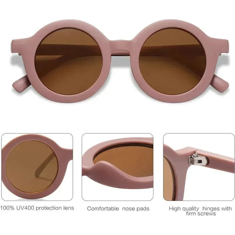 Ali+Oli - SOJOS Cute Round Polarized Sunglasses, UV400 Protection, Mauve 4 Ali+Oli - SOJOS Cute Round Polarized Sunglasses, UV400 Protection, Mauve - Image 2