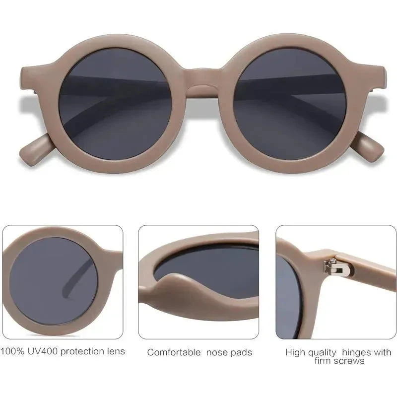 Ali+Oli - SOJOS Cute Round Polarized Sunglasses, UV400 Protection, Taupe 4 Ali+Oli - SOJOS Cute Round Polarized Sunglasses, UV400 Protection, Taupe - Image 2