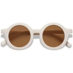 Ali+Oli - SOJOS Cute Round Polarized Sunglasses, UV400 Protection, Vanilla