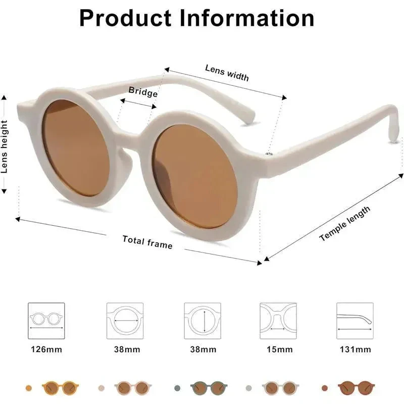 Ali+Oli - SOJOS Cute Round Polarized Sunglasses, UV400 Protection, Vanilla 7 Ali+Oli - SOJOS Cute Round Polarized Sunglasses, UV400 Protection, Vanilla - Image 5