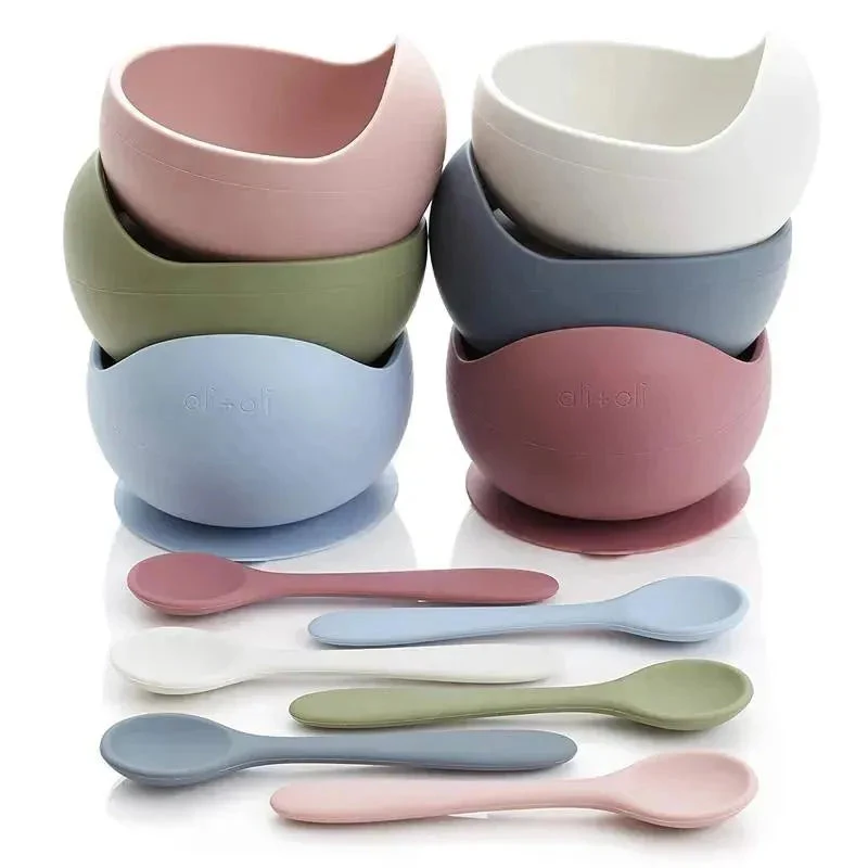 Ali + Oli Suction Bowl & Spoon (Blush) 11 Ali + Oli Suction Bowl & Spoon (Blush) - Image 9