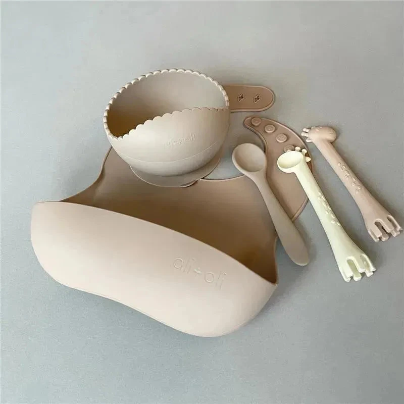 Ali + Oli Suction Bowl & Spoon (Taupe) 11 Ali + Oli Suction Bowl & Spoon (Taupe) - Image 9
