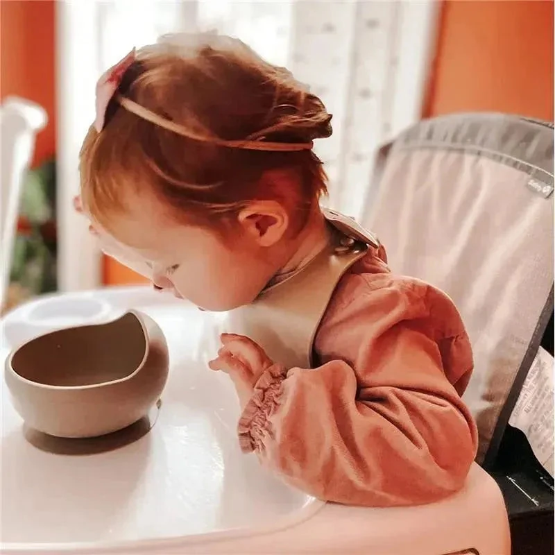 Ali + Oli Suction Bowl & Spoon (Taupe) 6 Ali + Oli Suction Bowl & Spoon (Taupe) - Image 4