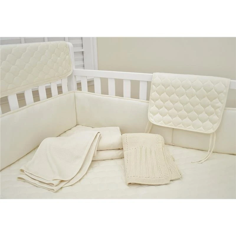 American Baby Company - 30 X 40 Thermal/Waffle Swaddle Blanket Made With Organic Cotton, Natural 4 American Baby Company - 30 X 40 Thermal/Waffle Swaddle Blanket Made With Organic Cotton, Natural - Image 2