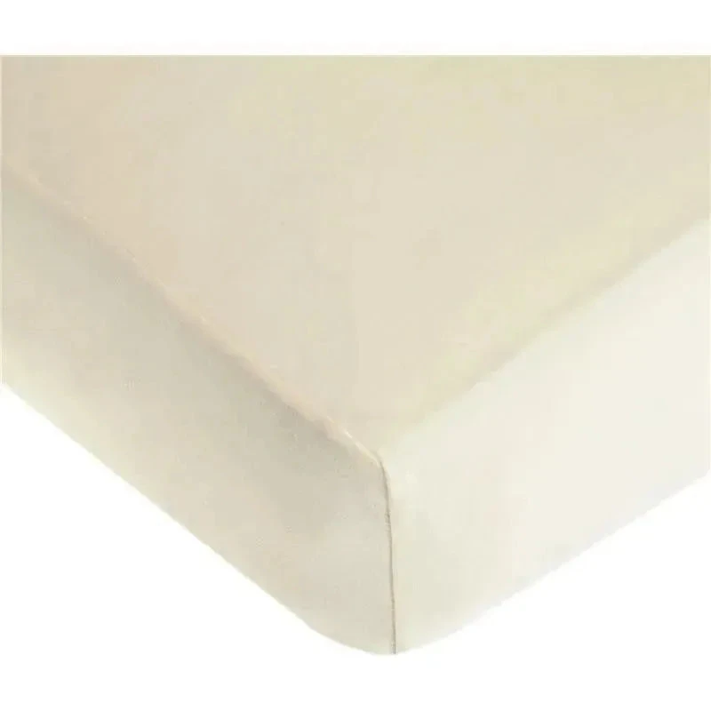 American Baby - Supreme 100% Natural Cotton Jersey Knit Fitted Crib Sheet, Ecru 3 American Baby - Supreme 100% Natural Cotton Jersey Knit Fitted Crib Sheet, Ecru