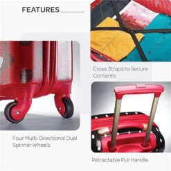 Samsonite - American Tourister Disney Hardside Luggage With Spinner Wheels, Black, Red, White, Minnie Mouse, 21-Inch 14 Samsonite - American Tourister Disney Hardside Luggage With Spinner Wheels, Black, Red, White, Minnie Mouse, 21-Inch -Macro Baby Store american tourister disney minnie mouse hardside spinner image 5