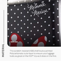 Samsonite - American Tourister Disney Hardside Luggage With Spinner Wheels, Black, Red, White, Minnie Mouse, 21-Inch 16 Samsonite - American Tourister Disney Hardside Luggage With Spinner Wheels, Black, Red, White, Minnie Mouse, 21-Inch -Macro Baby Store american tourister disney minnie mouse hardside spinner image 7