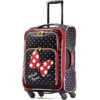 American Tourister - Disney Minnie Mouse Red Bow Spinner Soft Side Suitcase, 21