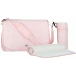 Armani Baby - Mummy Bag Set With Eagle Plate, Pink