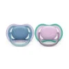 PHILIPS AVENT Avent - 2Pk Ultra Air Pacifier Blue Hush & Lush Lilac, 6/18M 1 PHILIPS AVENT Avent - 2Pk Ultra Air Pacifier Blue Hush & Lush Lilac, 6/18M -Macro Baby Store avent 2pk ultra air pacifier blue hush lush lilac 6 18m image 1