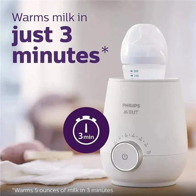 PHILIPS AVENT Avent - Fast Baby Bottle Warmer, White 4 PHILIPS AVENT Avent - Fast Baby Bottle Warmer, White - Image 2