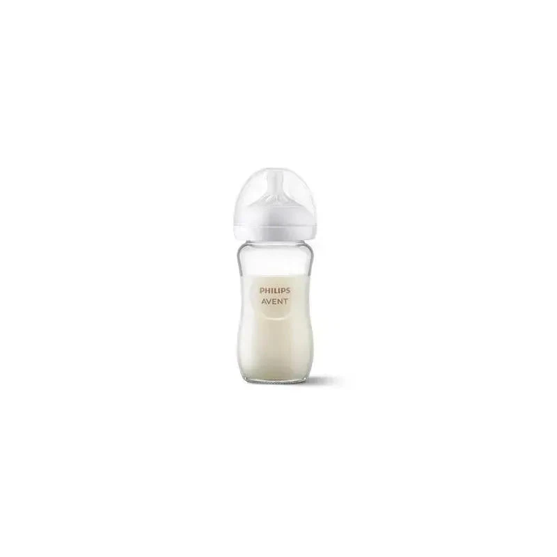PHILIPS AVENT Avent - 3Pk Glass Natural Baby Bottle With Natural Response Nipple, 8Oz 5 PHILIPS AVENT Avent - 3Pk Glass Natural Baby Bottle With Natural Response Nipple, 8Oz - Image 3