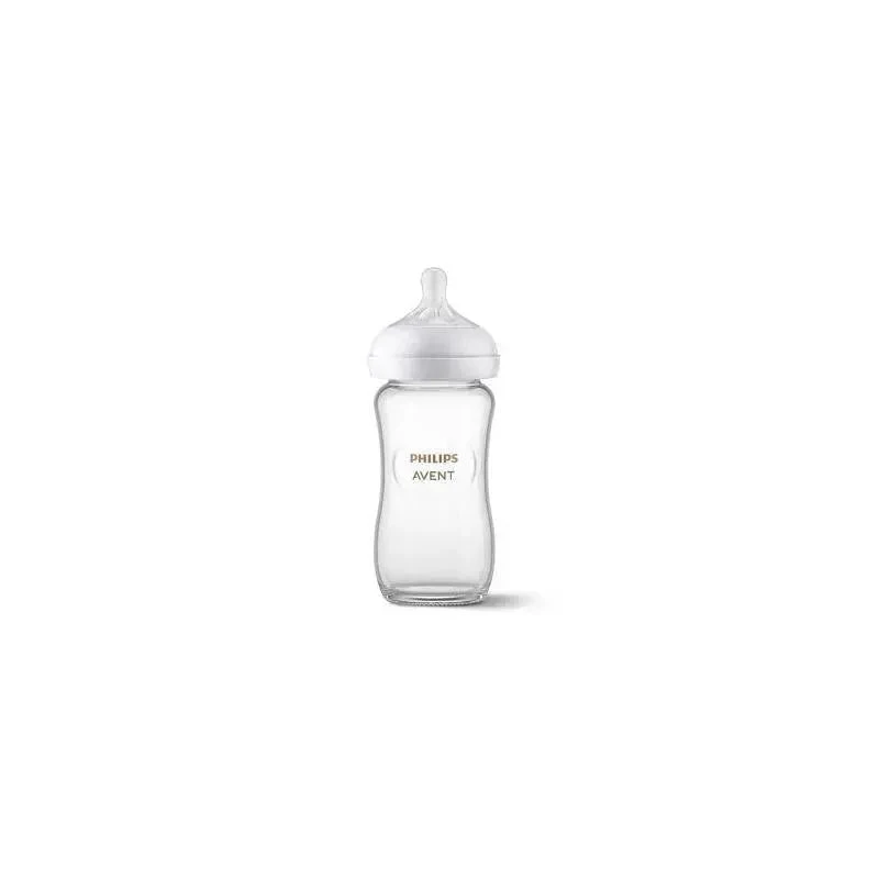 PHILIPS AVENT Avent - 3Pk Glass Natural Baby Bottle With Natural Response Nipple, 8Oz 6 PHILIPS AVENT Avent - 3Pk Glass Natural Baby Bottle With Natural Response Nipple, 8Oz - Image 4