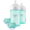 PHILIPS AVENT Avent - Natural Baby Bottle Teal Baby Gift Set -Macro Baby Store avent natural baby bottle teal baby gift set image 1