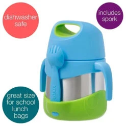 B.box - Ocean Breeze Insulated Food Jar -Macro Baby Store b box ocean breeze insulated food jar image 5