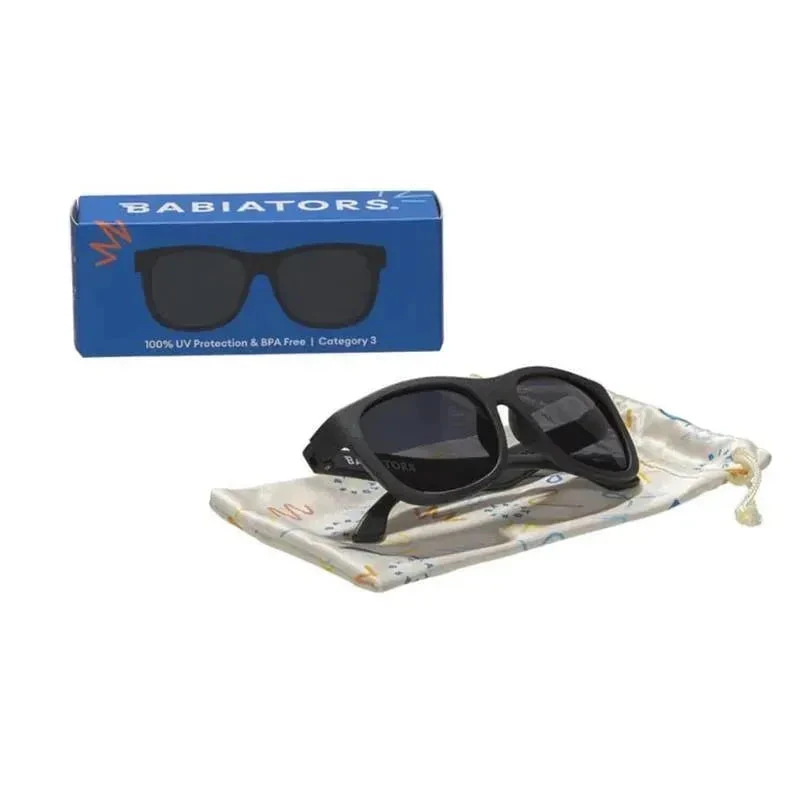 Babiators - Original Navigator Baby Sunglasses, Jet Black 4 Babiators - Original Navigator Baby Sunglasses, Jet Black - Image 2